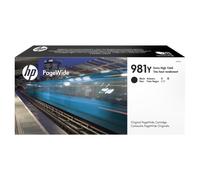 HP Cartucho original PageWide 981Y negro de alto rendimiento