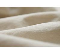 L1NK STUDIO Sabana encimera Lisa Cama 105 cm (210X280cm) 100% algodón (Percal 200 Hilos) Avena