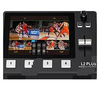 L2 Plus 5. Pantalla táctil LCD Chroma Key y Logo Overlay Conmutador de Video multicámara for entrevista Personaje Boda