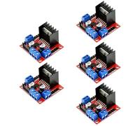 L298N - Módulo de controlador de motor de doble salida que soporta hasta 46 V y 2 A para varios motores en aplicaciones robóticas, puente H