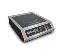 L2G - Placa de inducción profesional - Bastidor todo acero inoxidable - 1 chimenea de 400 W a 3500 W (60 °C a 270 °C) - 13 niveles de potencia - Ajuste digital - Para recipientes ⌀120 a 260 mm