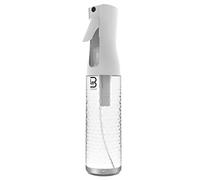 L3 L3VEL3 Beveled Spray Bottle - Distributes Water Evenly - Effectively Covers Large Areas - Produces Powerful, Continuous Mist - Easy and Comfort to Hold - Innovative Design - White Clear - 300 ml