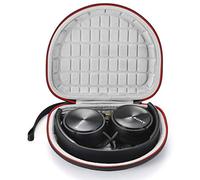 L3 Tech Estuche rígido de viaje para Sony MDRZX110NC / ZX300 / ZX310 / MDRZX110 Estéreo serie ZX / MDRZX110AP, auriculares extragraves, bolsa protectora de almacenamiento Negro