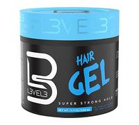 L3 VEL3 Gel para el cabello superfuerte, crea peinados elegantes y duraderos, da volumen y añade brillo, fórmula a base de agua y sin escamas, aroma limpio y refrescante, se enjuaga fácilmente, 500 ml
