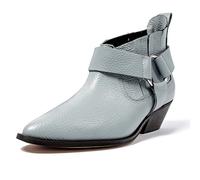 L37 HANDMADE SHOES Ain't The Same, Western Boot Mujer, Azul, 35 EU