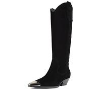 L37 HANDMADE SHOES Are You Ready, Botas Altas hasta la Rodilla Mujer, Negro, 37 EU