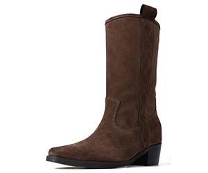 L37 HANDMADE SHOES Botas de mujer What Shall We Do Now Western Boot, marrón, 40 EU
