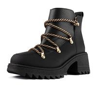 L37 HANDMADE SHOES Center of The Earth, Botas de Moda Mujer, Negro, 38 EU