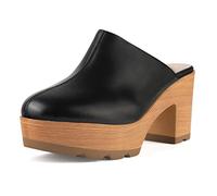 L37 HANDMADE SHOES Feels Right, Zuecos Mujer, Negro, 41 EU