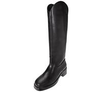 L37 HANDMADE SHOES Game of The Heart, Botas Altas hasta la Rodilla Mujer, Negro, 36 EU