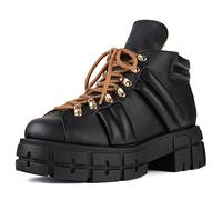 L37 HANDMADE SHOES Give It 2 Me, Bota de Tobillo Mujer, Negro, 41 EU