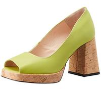 L37 HANDMADE SHOES Here We Go, Plataforma Mujer, Verde, 41 EU