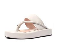 L37 HANDMADE SHOES I'm So Excited, Sandalia Mujer, Blanco, 41 EU