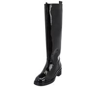 L37 HANDMADE SHOES Last Chance Train, Botas Altas hasta la Rodilla Mujer, Negro, 36 EU