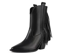 L37 HANDMADE SHOES Let Me Be Free, Bota de Tobillo Mujer, Negro, 41 EU