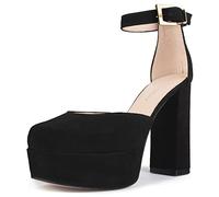 L37 HANDMADE SHOES Let's Dance, Bomba Mujer, Negro, 41 EU