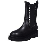 L37 HANDMADE SHOES Let's Go Crazy, Botas Mid Calf Mujer, Negro, 36 EU