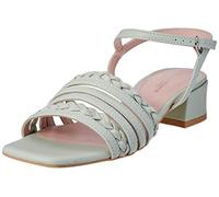 L37 HANDMADE SHOES Love To The World, Sandalia de tacón Mujer, Verde, 39 EU