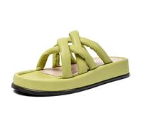 L37 HANDMADE SHOES Sunshine Reggae, Sandalia Mujer, Verde, 36 EU