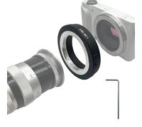 L39-NEX-Anillo Adaptador de Objetivo para Objetivo Leica 39/L39/M39 Compatible con cámaras Sony E-Mount NEX-3,NEX-C3,NEX-F3,NEX-3N,NEX-5,NEX-5N,a3000,a3500,a500,a6500,a7,a7R;L39-NEX Adaptador.