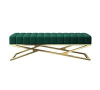 L3s9mPzVb4 Banco de Cama Tienda de Ropa, probador, guardarropa, sofá, Banco, Moderno y Sencillo, Dormitorio, mesita Noche(Green,150 * 40 * 40cm)