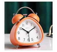 L3s9mPzVb4 Despertadores Despertador Potente for quienes Duermen profundamente, Reloj Despertador de 4,7'' con Doble Campana y luz Fondo(Orange)