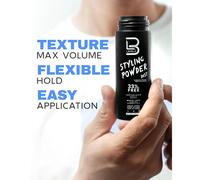 L3VEL3 - Styling Powder DUST For Men 30GR ,CERA POLVO MATE,TEXTURA ,EXTRA VOLUMEN , FIJACION FUERTE .