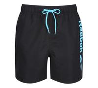 Reebok Bañador para Hombre en Color Negro, poliéster de Secado rápido, XL