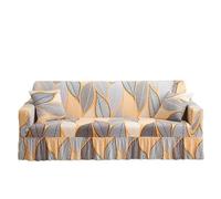 L6NqIAG 1/2/3/4 Seater Printed Sofa Skirt Cover Elastic Armchair Couch Covers for Living Room Furniture Protector Funda del sofá(Color 11,XL)