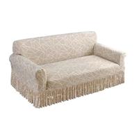 L6NqIAG 1pc Elastic Printed Sofa Slipcover with Skirt Couch Cover Furniture Protector Bedroom Living Room Home Decor Funda del sofá(Color 12,M)