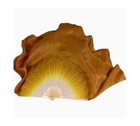 L6NqIAG Abanico de Danza del Vientre Abanico de Baile Gran tamaño 86 cm, Velo Plegable bambú Degradado, Pintado a Mano, Accesorios for espectáculos Danza del Vientre(Color 17,1pcs Right 1pcs Left)