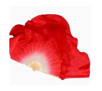 L6NqIAG Abanico de Danza del Vientre Abanico de Baile Gran tamaño 86 cm, Velo Plegable bambú Degradado, Pintado a Mano, Accesorios for espectáculos Danza del Vientre(Color 12,2pcs Right Hand)