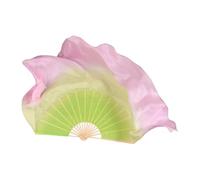 L6NqIAG Abanico de Danza del Vientre Abanico de Baile Gran tamaño 86 cm, Velo Plegable bambú Degradado, Pintado a Mano, Accesorios for espectáculos Danza del Vientre(Color 8,1pcs Right 1pcs Left)