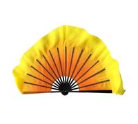 L6NqIAG Abanico de Danza del Vientre Un par de velos Abanico for Danza del Vientre, Accesorio actuación, Doble Cara, Extra Largo(Color 1,1pcs Right 1pcs Left)