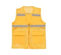 L6NqIAG Chaleco de Seguridad Chaleco de malla publicitario con logotipo impreso for voluntarios, ropa deportiva for grupos beneficio público, trabajo(Silver,3XL)