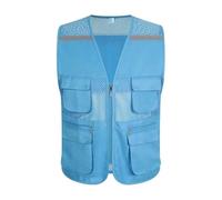 L6NqIAG Chaleco de Seguridad Chaleco de malla publicitario con logotipo impreso for voluntarios, ropa deportiva for grupos beneficio público, trabajo(Color2,4XL)