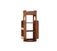 L6NqIAG Estantería Giratoria Libros Estantería de Madera Maciza giratoria for Escritorio, estantería Varias Capas con 360 Grados for habitación(Style1)