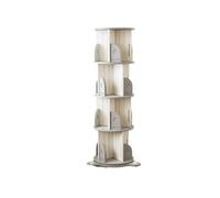 L6NqIAG Estantería Giratoria Libros Estantería pequeña de pie giratoria 360 Grados móvil y Almacenamiento Simple for el hogar