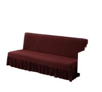 L6NqIAG Funda para Sofá Sin Brazos Funda de Licra for sofá Cama sin reposabrazos, Falda Plegable, Fundas elásticas for, decoración del hogar y Sala Estar(Color 5,150-180cm M)