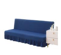 L6NqIAG Funda para Sofá Sin Brazos Funda de Licra for sofá Cama sin reposabrazos, Falda Plegable, Fundas elásticas for, decoración del hogar y Sala Estar(Color 7,150-180cm M)