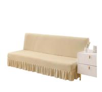 L6NqIAG Funda para Sofá Sin Brazos Funda de Licra for sofá Cama sin reposabrazos, Falda Plegable, Fundas elásticas for, decoración del hogar y Sala Estar(Color 1,150-180cm M)