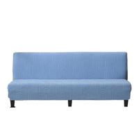 L6NqIAG Funda para Sofá Sin Brazos Funda de sofá Cama 3 plazas for Sala Estar, Banco Muebles Plegable sin Brazos, elástico, Todo Incluido(Blue,120-150cm)