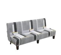 L6NqIAG Funda para Sofá Sin Brazos Funda de sofá Cama sin Brazos con Estampado Licra, reposabrazos, Muebles Plegables elásticos Grandes, decoración del hogar(Color 4,150-170cm M)