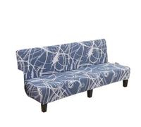 L6NqIAG Funda para Sofá Sin Brazos Funda de sofá Cama sin Brazos con Estampado Licra, reposabrazos, Muebles Plegables elásticos Grandes, decoración del hogar(Color 8,150-170cm M)