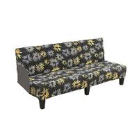 L6NqIAG Funda para Sofá Sin Brazos Funda de sofá Cama sin Brazos con Estampado Licra, reposabrazos, Muebles Plegables elásticos Grandes, decoración del hogar(Color 10,150-170cm M)