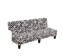 L6NqIAG Funda para Sofá Sin Brazos Funda de sofá Cama sin Brazos con Estampado Licra, reposabrazos, Muebles Plegables elásticos Grandes, decoración del hogar(Color 7,150-170cm M)