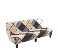 L6NqIAG Funda para Sofá Sin Brazos Funda de sofá Cama sin Brazos con Estampado Licra, reposabrazos, Muebles Plegables elásticos Grandes, decoración del hogar(Color 2,150-170cm M)