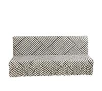L6NqIAG Funda para Sofá Sin Brazos Funda de sofá Cama sin Brazos con Faldas, reposabrazos, Muebles Plegables elásticos, decoración del hogar(Color 4,M)