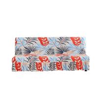 L6NqIAG Funda para Sofá Sin Brazos Funda de sofá Cama sin Brazos con Faldas, reposabrazos, Muebles Plegables elásticos, decoración del hogar(Color 10,M)