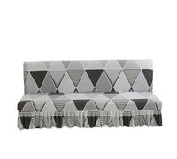 L6NqIAG Funda para Sofá Sin Brazos Funda de sofá Cama sin Brazos con Faldas, reposabrazos, Muebles Plegables elásticos, decoración del hogar(Color 7,M)